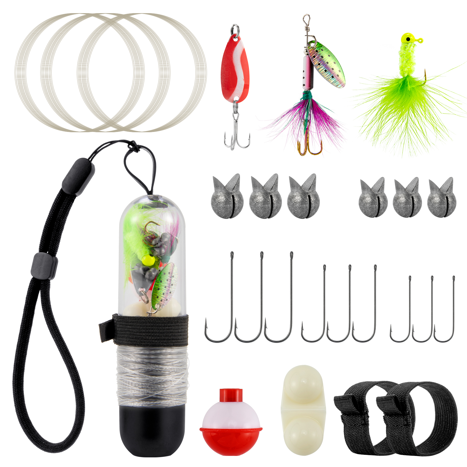 25pcs Survival Fishing Kit Poc - Fishing Line Spool ulasan dan harga