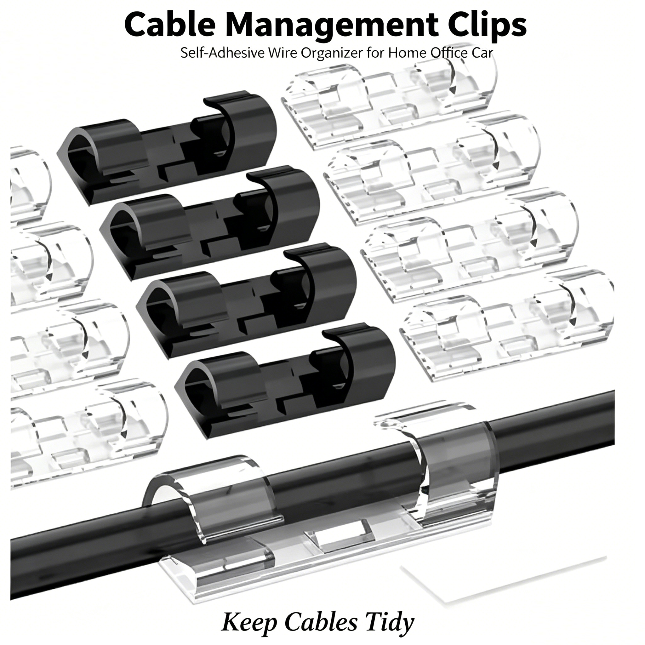 Cable Organizer Clips Cable Ma - Tippet Line ulasan dan harga
