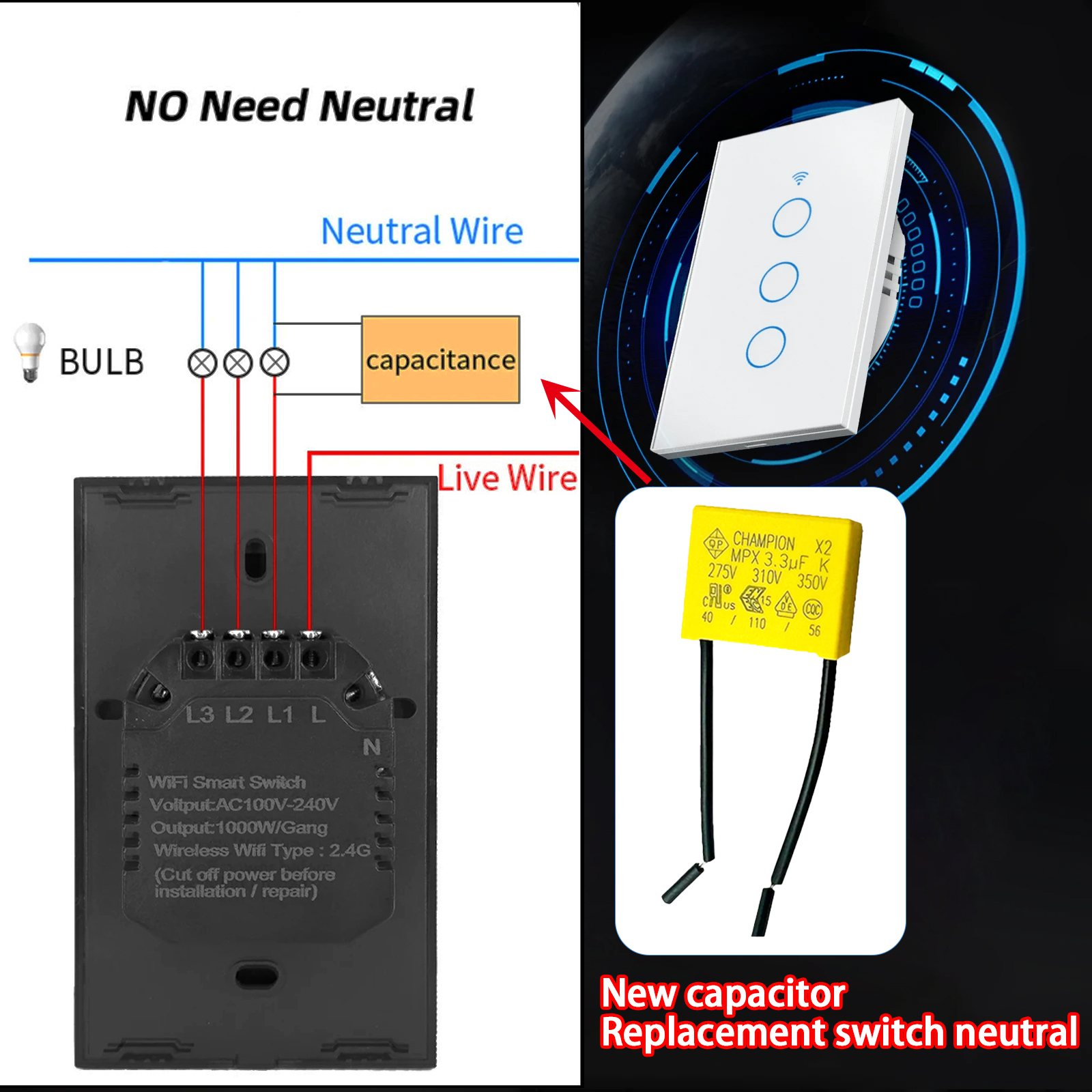 Polypropylene Film capacitor 3 - Copolymer Line ulasan dan harga