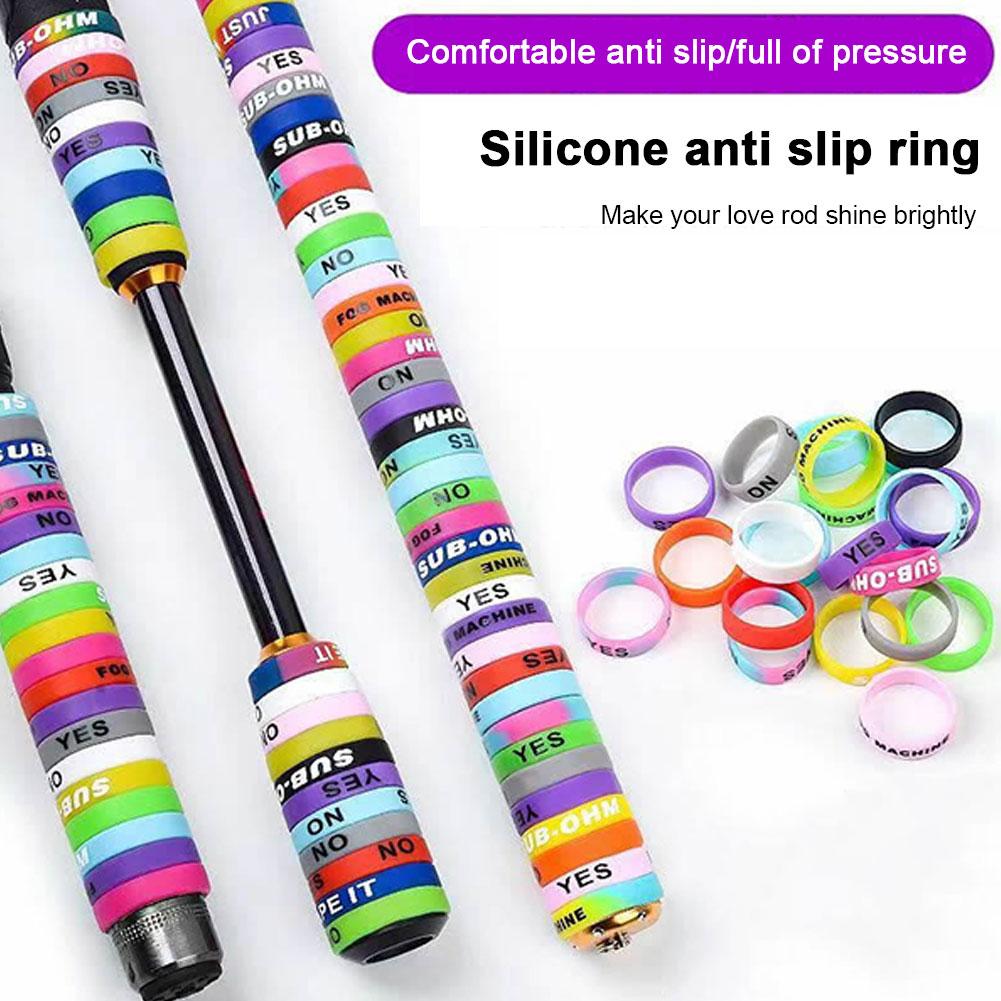 20/50Pcs Silicone Anti-skid Ro - Fishing Line Box ulasan dan harga