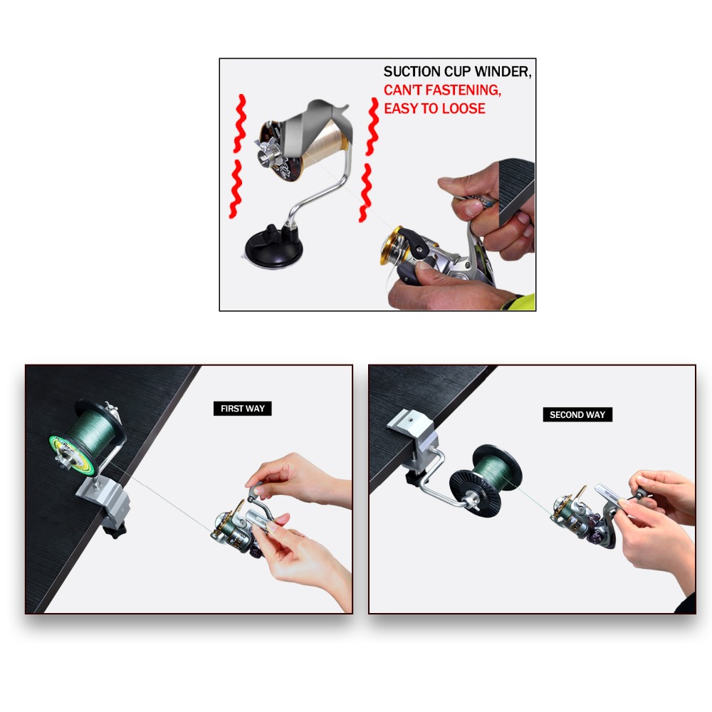 1pcs Portable Aluminum Fishing - Fishing Line Winder ulasan dan harga