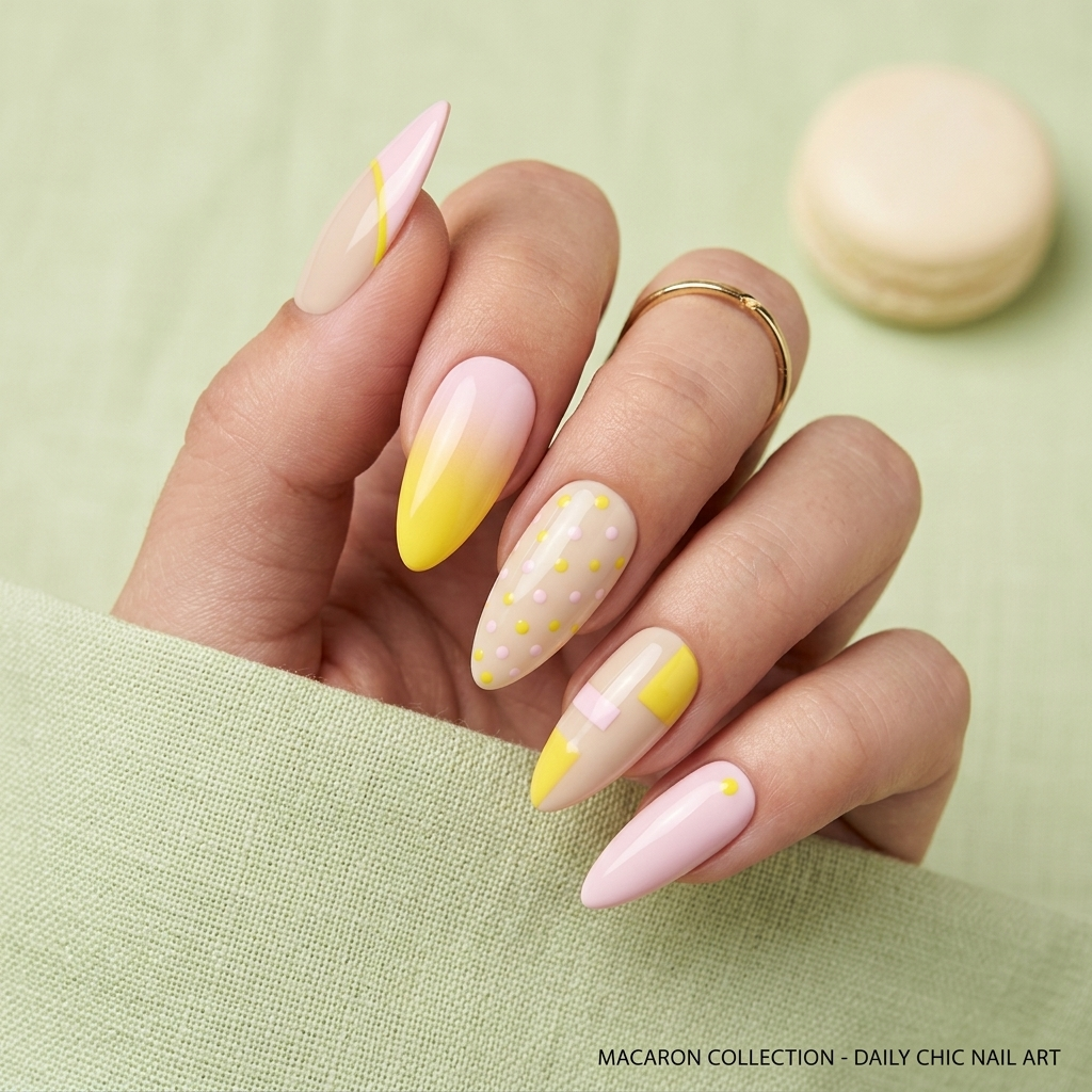 3 Colors Macaron Blush Pale Ye - Copolymer Line ulasan dan harga
