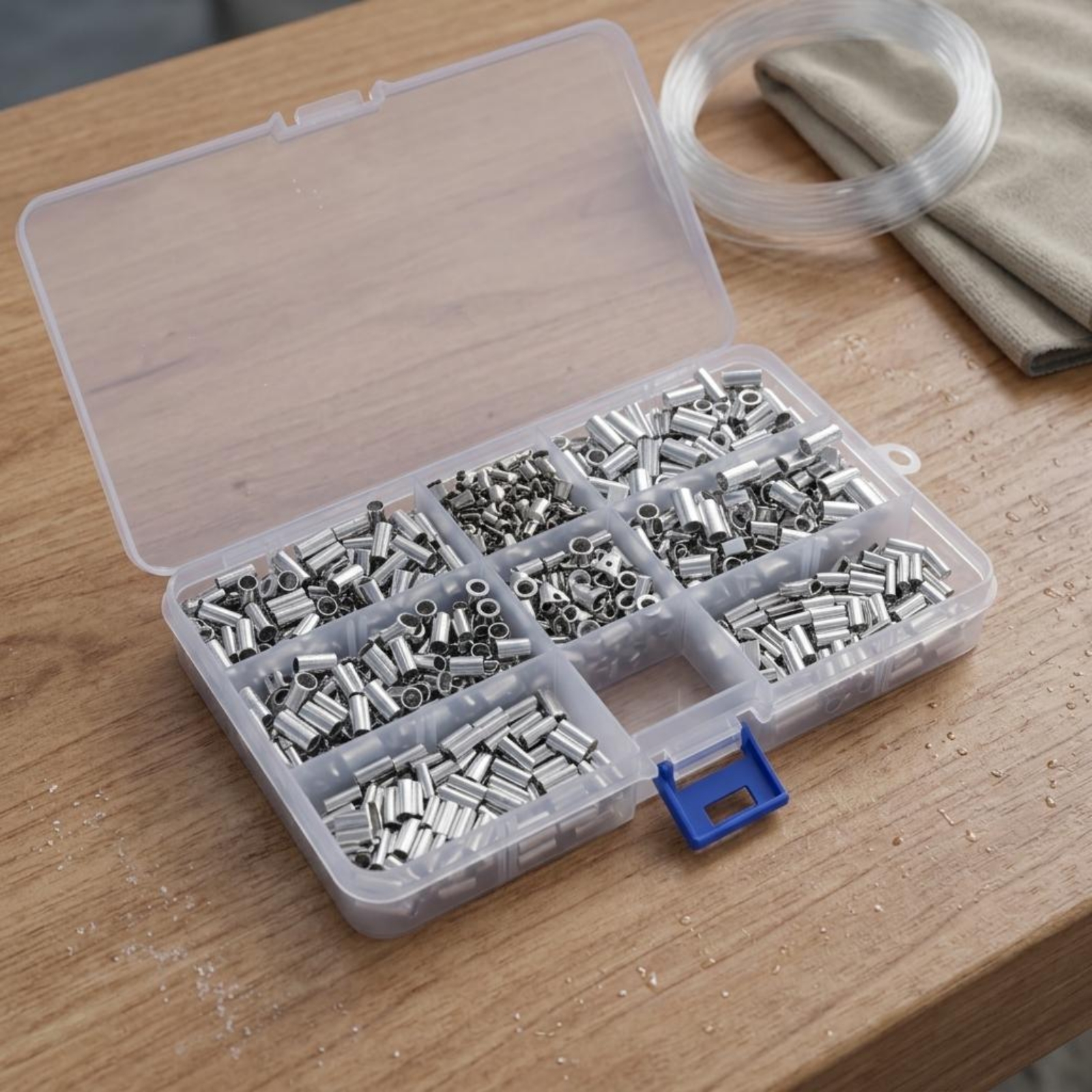 600 Pieces Fishing Line Crimp  - Leader Line ulasan dan harga