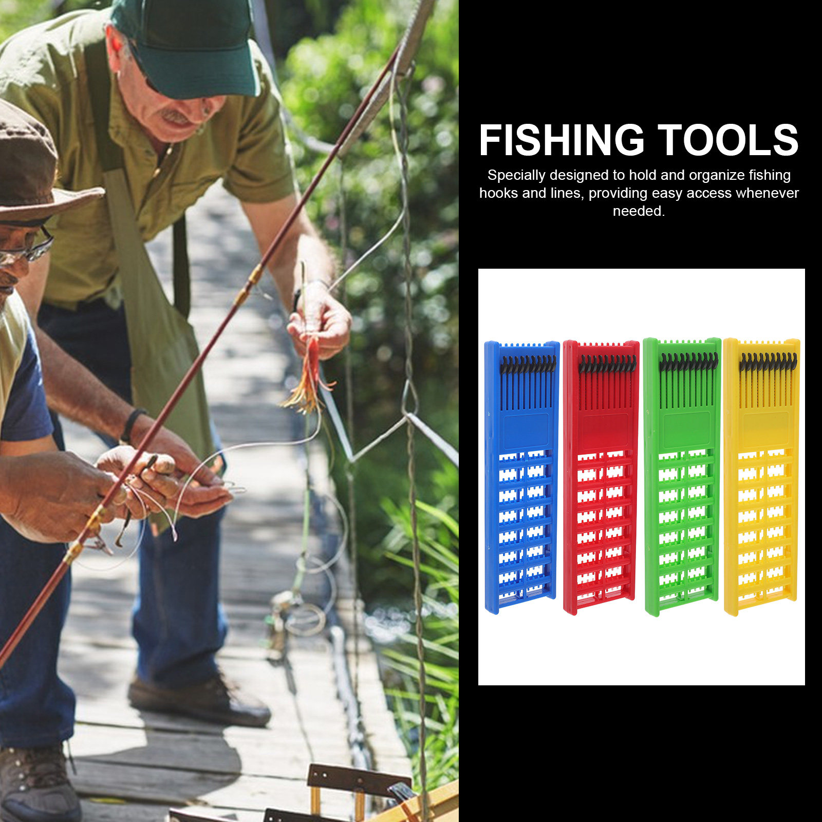 4Pcs Fishing Rigs Board Hook a - Fishing Line Dispenser ulasan dan harga