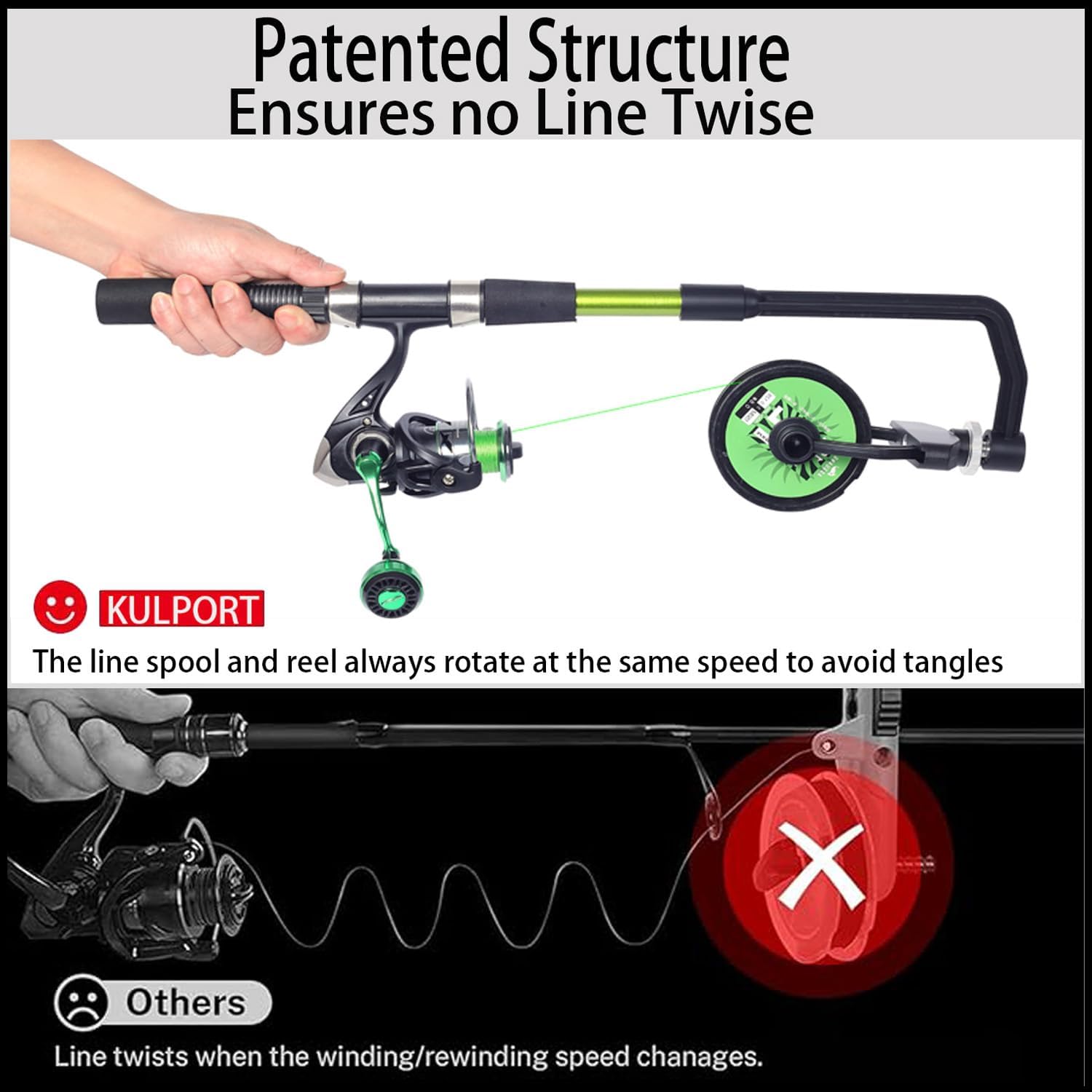 Fishing Line Spooler, Adjustab - Fishing Line Dispenser ulasan dan harga