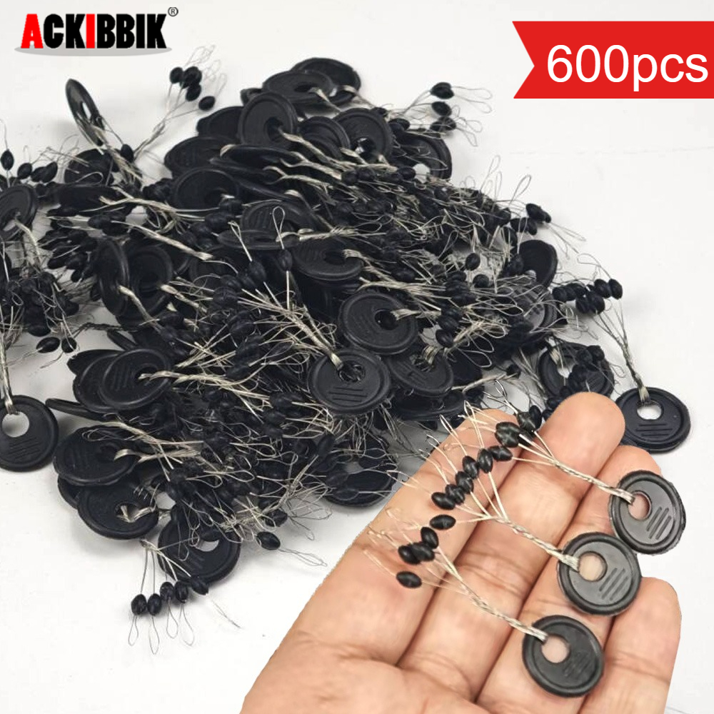 600pcs/set Bobber Stoppers S/M - Monofilament Line ulasan dan harga