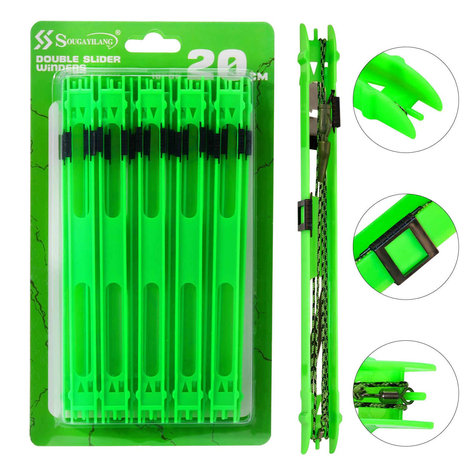 Sougayilang 10pcs Fishing Plas - Fishing Line Dispenser ulasan dan harga