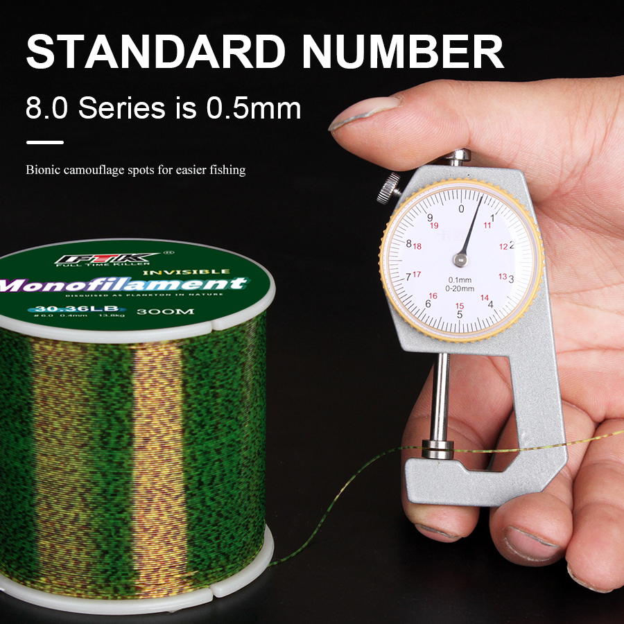 FTK 300m Invisible Fishing Lin - Ice Fishing Line ulasan dan harga
