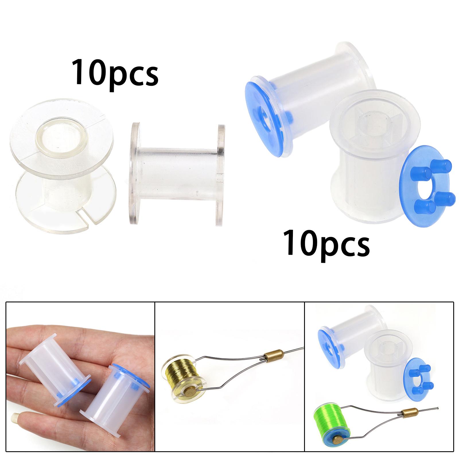 10Pcs Fly Tying Bobbin Spools  - Fishing Line Spool ulasan dan harga
